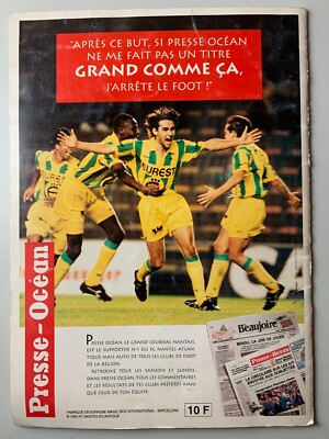 RARE ALBUM COMPLET 240 stickers MAGIC BOX INTERNATIONAL FC Nantes FCNA