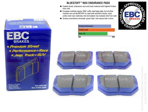 FOR TOYOTA CELICA 2.0 1985-1988 FRONT EBC BLUESTUFF RACE BRAKE PADS DP5453NDX - Picture 1 of 1