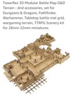  3D Modular Battle Map D&D Terrain - dnd accessories, set for Dungeons & Dragons