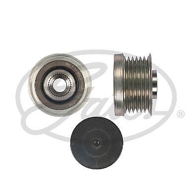 Gates Alternator Pulley for BMW 528 i xDrive 2.0 Litre Sep 2011 to Sep 2016 - Picture 1 of 8
