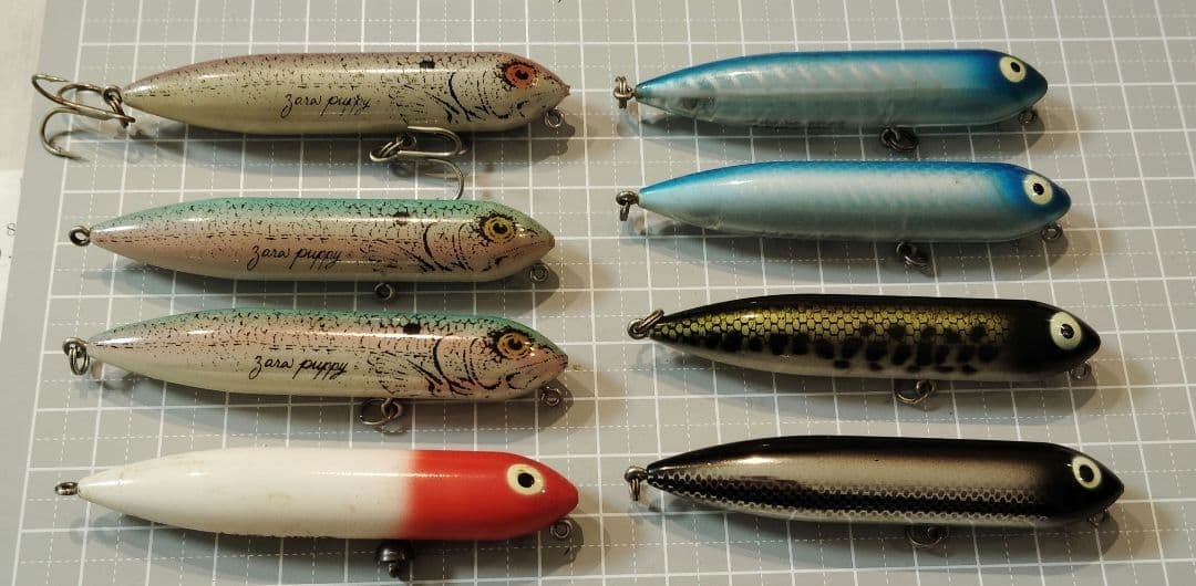 Heddon Zara Puppies Bulk 8 pcs Used Jewelry Vintage Salvage thumbnail 8