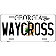 Waycross Georgia Metal Sign