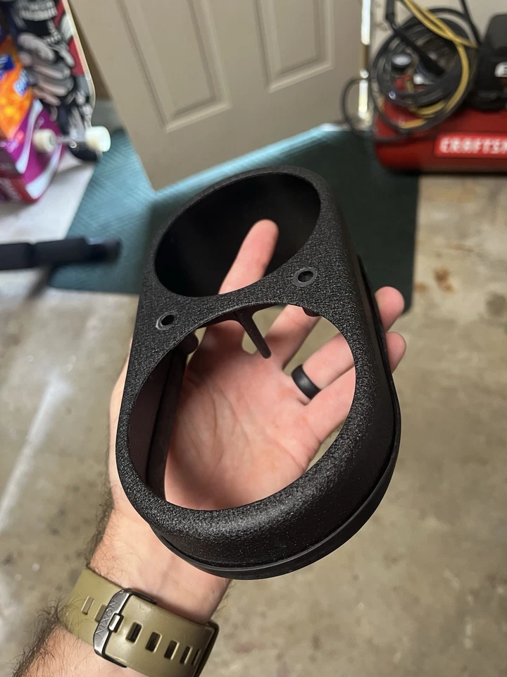 harley dyna Lowrider dash Instrument Tach housing superglide oem fxd Fxdl 95-03 - Image 4 of 4