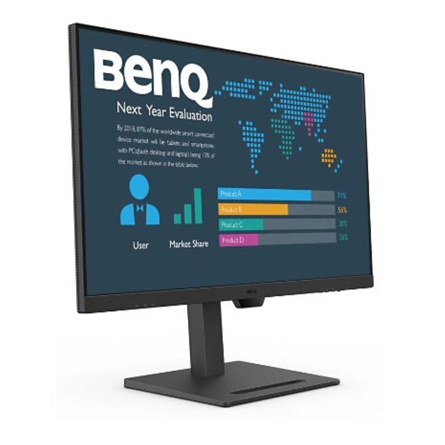 Monitor BenQ BL3290QT 31.5" 2K QHD 16:9, 75Hz, 2Wx2 parlante USB-C ergo eye-care, imagen 2