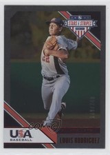 2020 Panini USA Baseball Stars & Stripes Longevity Ruby /249 Louis Rodriguez no9