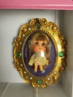 Vintage 1960s Mattel Liddle Kiddle Lucky Locket Lou Doll w/ Locket