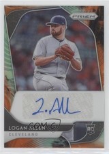 2020 Panini Prizm Rookie Mega Box Cosmic Haze 42/50 Logan Allen #RA-LA Auto 0c6