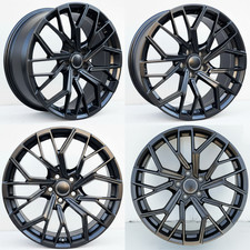 20x9 32 5x112 Audi Rs Style Matte Black Wheels Fits Audi Q3 Q5 Q7 Q8 S Line Suv 20x9 32 5x112 Audi Rs Style Matte Black Wheels Fits Audi Q3 Q5 Q7 Q8 S Line Suv