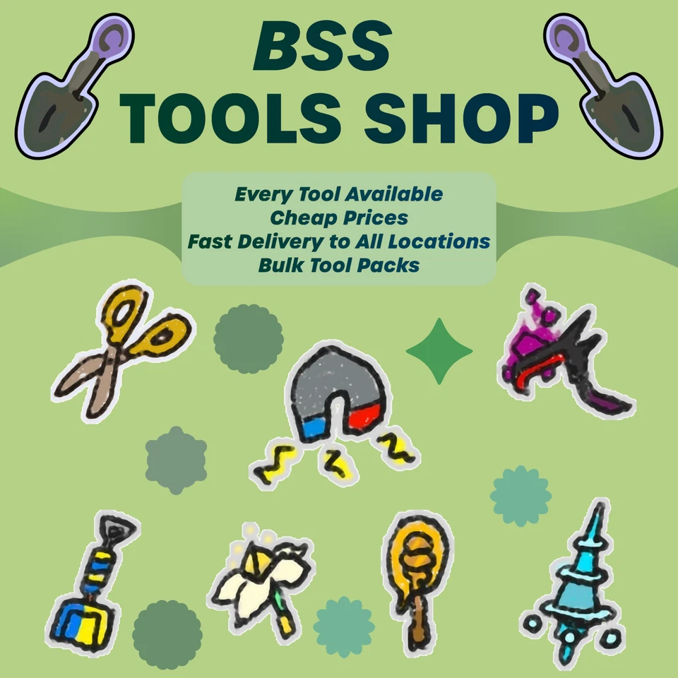 *New!* | Bee Swarm Simulator Tools Shop | BSS Roblox | Roblox | All Tools!