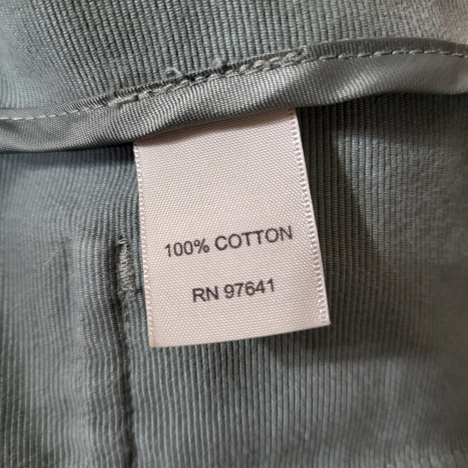 Chaqueta para mujer J. Jill M verde salvia pana utilitaria botón manga larga Foto 3 de 4