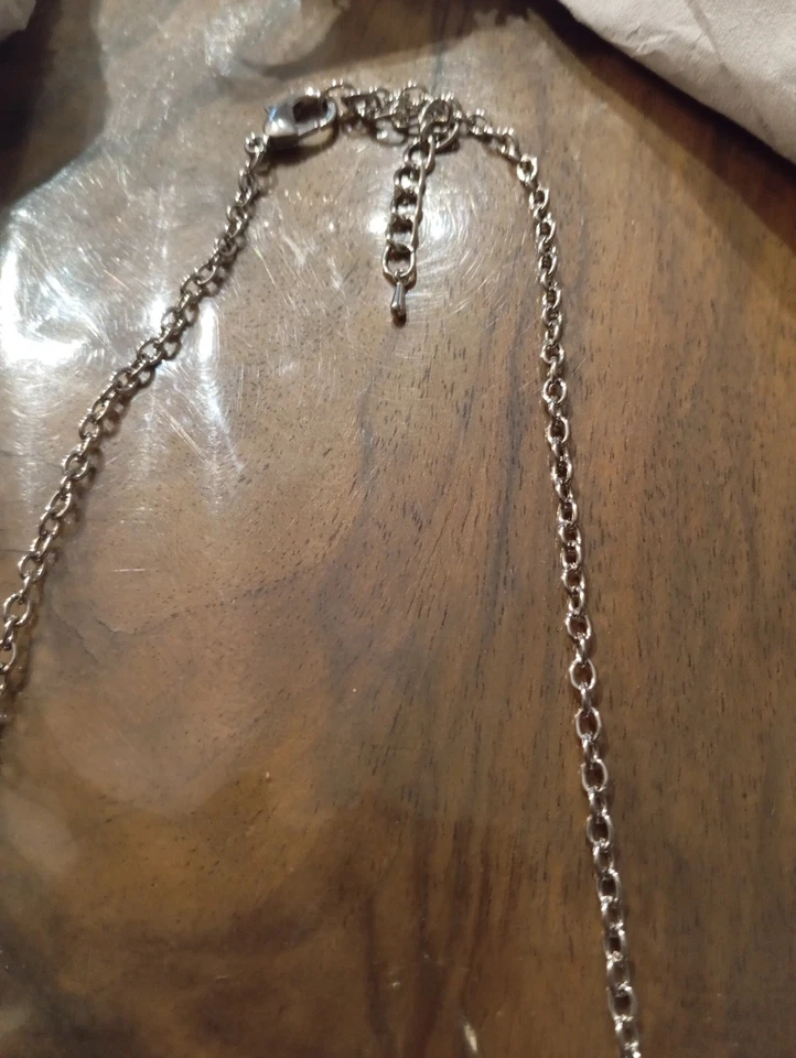 Collana Lunga In Acciaio Nuova - Immagine 3 di 4