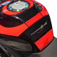 Adesivo 3D Paraserbatoio moto compatibile con Aprilia Tuono V4 Factory 2025