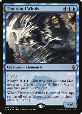 Thousand Winds -Foil Light Play MTG Promos: Prerelease Cards