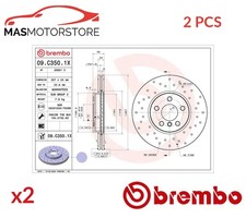 BREMSSCHEIBEN SATZ PAAR VORNE BREMBO 09C3501X 2PCS P FÜR BMW 2,X2,X1,1,F39,F45