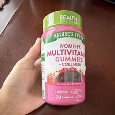 Nature's Truth Women's Multivitamin Collagen Gummies Mixed Berry 70 Non-GMO