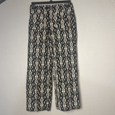 Nicole Miller New York Women s Pants Abstract Floral Print Straight Leg Size 6