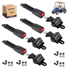 Universal Golf Cart Seat Belts Kit for Yamaha Club Car EZGO Go-Kart ATV UTV