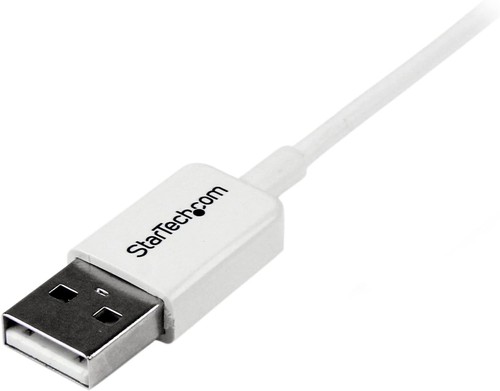 StarTech.com USBPAUB1MW 3.3 ft (1 m) USB to Micro USB Cable, USB 2.0 A to Micro - 第 3/4 張圖片