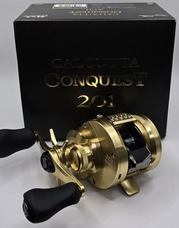 Shimano 21 Calcutta Conquest 201 Left Baitcast Reel Boxed JDM Bass Works Great