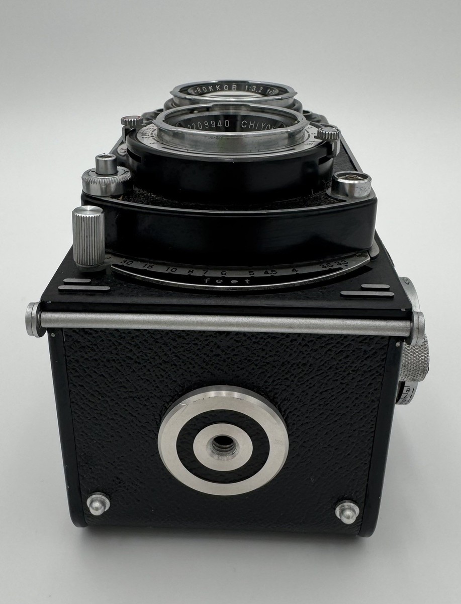 Vintage MINOLTA AUTOCORD TLR CHIYOKO Film Camera ROKKOR 75mm Vintage MINOLTA AUTOCORD TLR CHIYOKO Film Camera ROKKOR 75mm