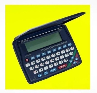 SEIKO ER-3200 OXFORD KREUZWORTRÄTSEL ANAGRAMM LÖSER THESAURUS RECHTSCHREIBPRÜFUNG TASCHENRECHNER 