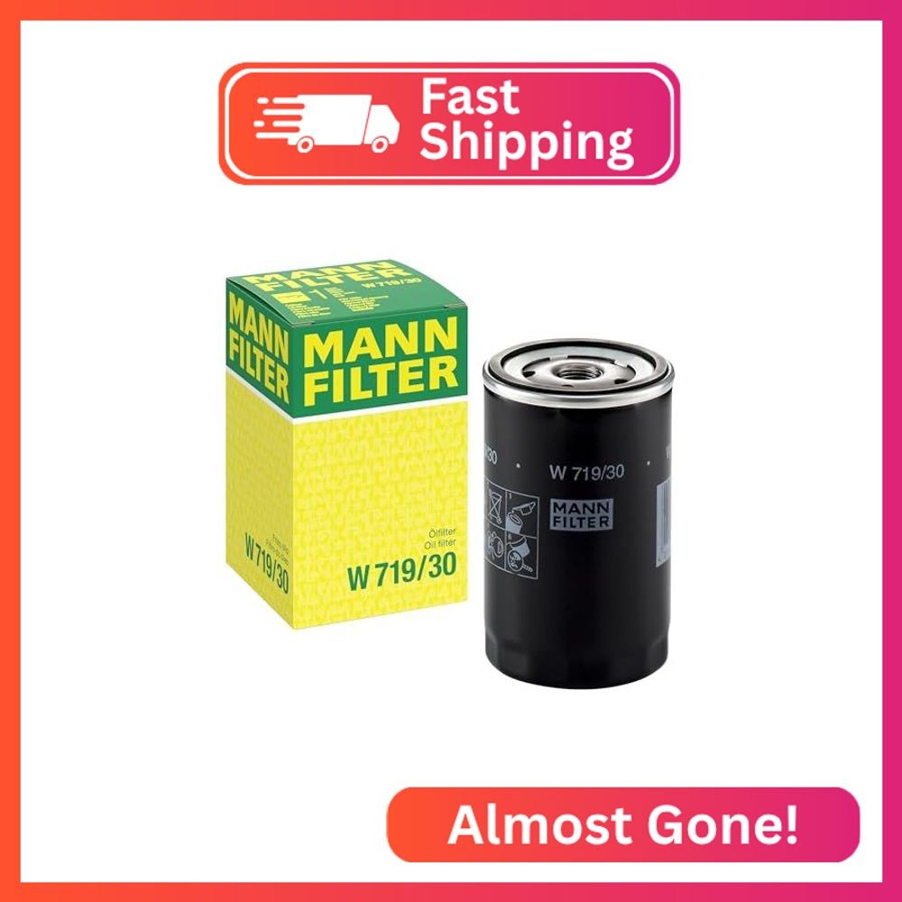 W 719/30 Spin-on Oil Filter Replacement Compatible With Vw Volkswage