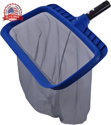 POOLAZA Pool Skimmer Net, Larger Capacity Pool Net Skimmer with Durable Deep Net