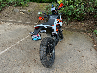 Dirt and Metal TPU Tidy Tail KTM 390 Adventure R/X 2025 2026 Fender Eliminator