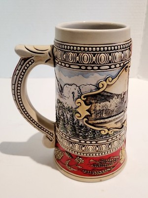 VTG COORS BEERSTEIN 1988  MADE IN BRAZIL--DEPICTS BREWERY SITE 1873