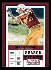2017 Panini Contenders Draft Picks #18b Paul Molitor Minnesota Golden Gophers