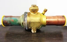 JB Industries 1-5/8" ODS extensions Refrigerant Ball Valve w/Access Valve V34508