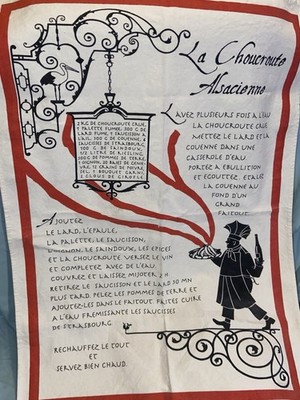 One Tea Towel Torchons & Bouchons Paris France