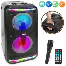 Pyle Portable Bluetooth PA Speaker System, 6.5    Subwoofers, 500 Watt PPHP266B