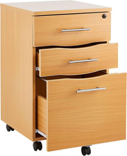 Filing Cabinet under Desk Storage with Lockable Drawers, Small Filing Cabinets f