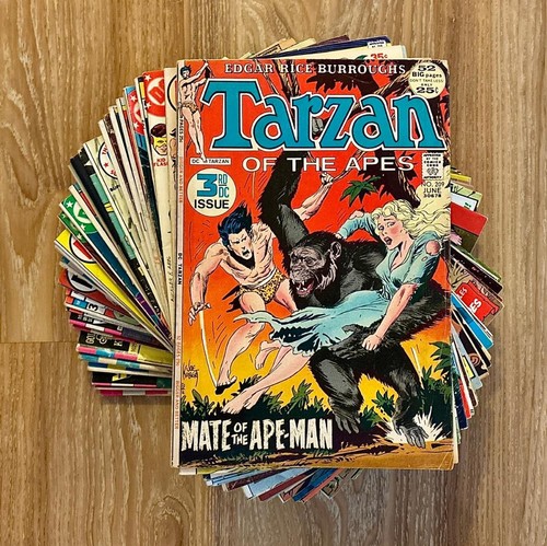 Lot (50) BRONZE-AGE MARVEL, DC, CHARLTON COMICS Tarzan, Teen Titans ++