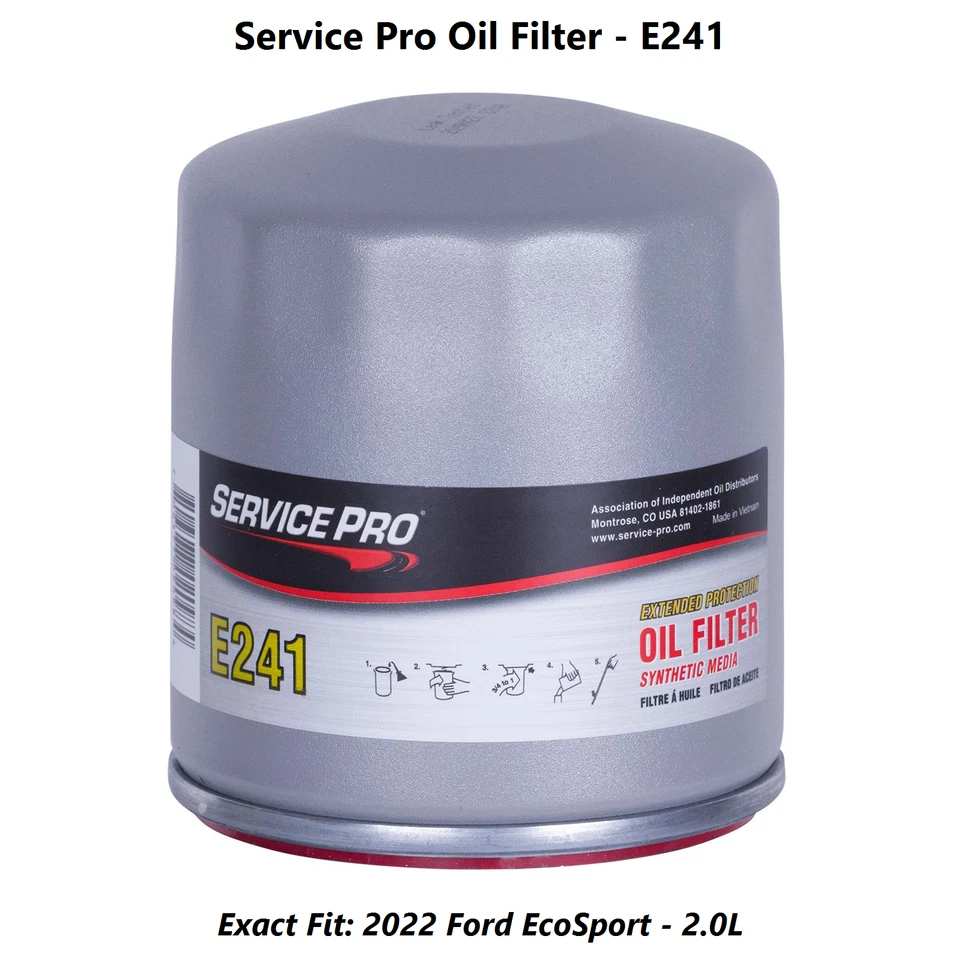 2022 Ford EcoSport 2.0L Complete Oil, Air & Cabin Filter Kit (5W-20) - Image 3 of 4