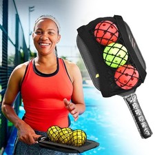 Pickleball Mesh Bag Paddle Cover Quick Dry Mesh Adjustable Elastic Band