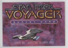 1995 SkyBox Star Trek: Voyager Season One Series 2 Survey Card Survey Card 0q1p
