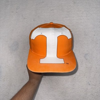 Vintage 90s Tennessee Vols Hat Big T Blockhead SnapBack Rare NCAA READ