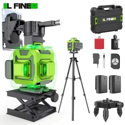 16 Line Laser Level 360 Self Leveling 4x360° Green Cross Line laser Level Tool