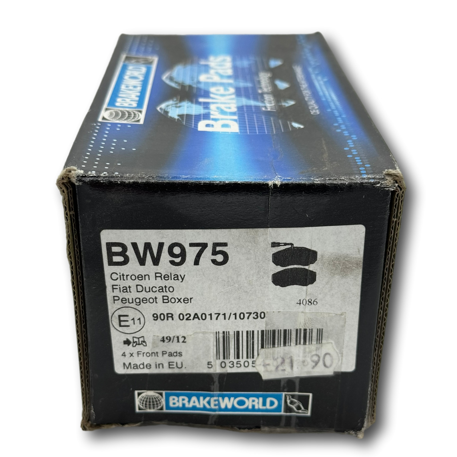 New Fits Fiat Ducato Peugeot Boxer Citroen Relay Front Brake Pads BW975 SB20