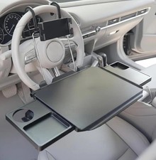 2 In 1 Car Steering Wheel Tray Desk Laptop Food Table Holder For SUV And Truck