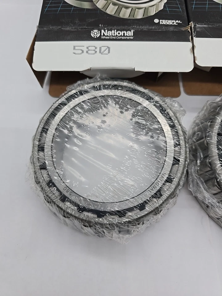 Lote de 2 rodamientos de ruedas National 580 Foto 2 de 4