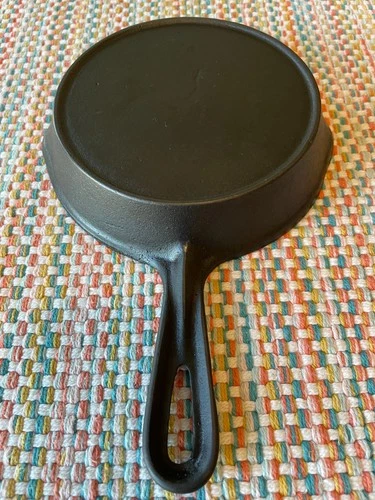Wagner Unmarked #3 6 ½ Inch Skillet Vintage Heat Ring Cast Iron Restored