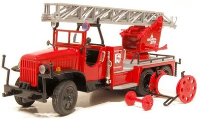 CONRAD, MAGIRUS 6x4 Feuerwehrfahrzeug mit Leiter, 1/50, CON1048