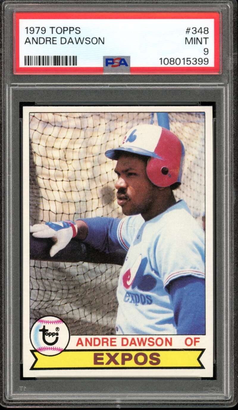 1979 Topps #348 Andre Dawson Expos HOF PSA 9 MT Mint