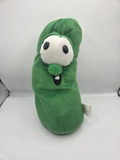 Vintage Big Idea C R Gibson Veggie Tales Larry the Cucumber Plush 13"