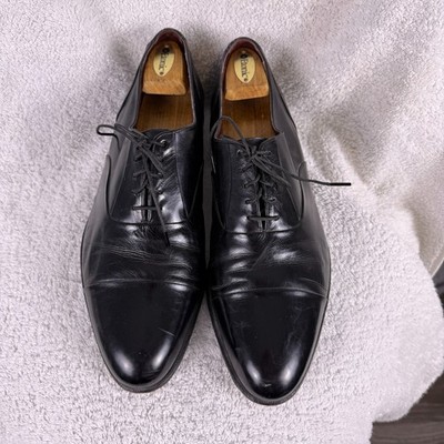Vintage Florsheim Royal Imperial Mens Shoes Leather Cap Toe Oxford