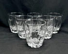 Anchor Hocking Starfire Central Park Swirl Juice Glasses Set 6 Rocks 12oz Vintag