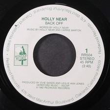HOLLY NEAR: back off / same REDWOOD 7" Single 45 RPM